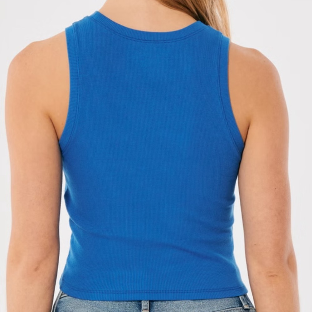 HOLLISTER Ribbed High-Neck Tank - Picture 5 of 5